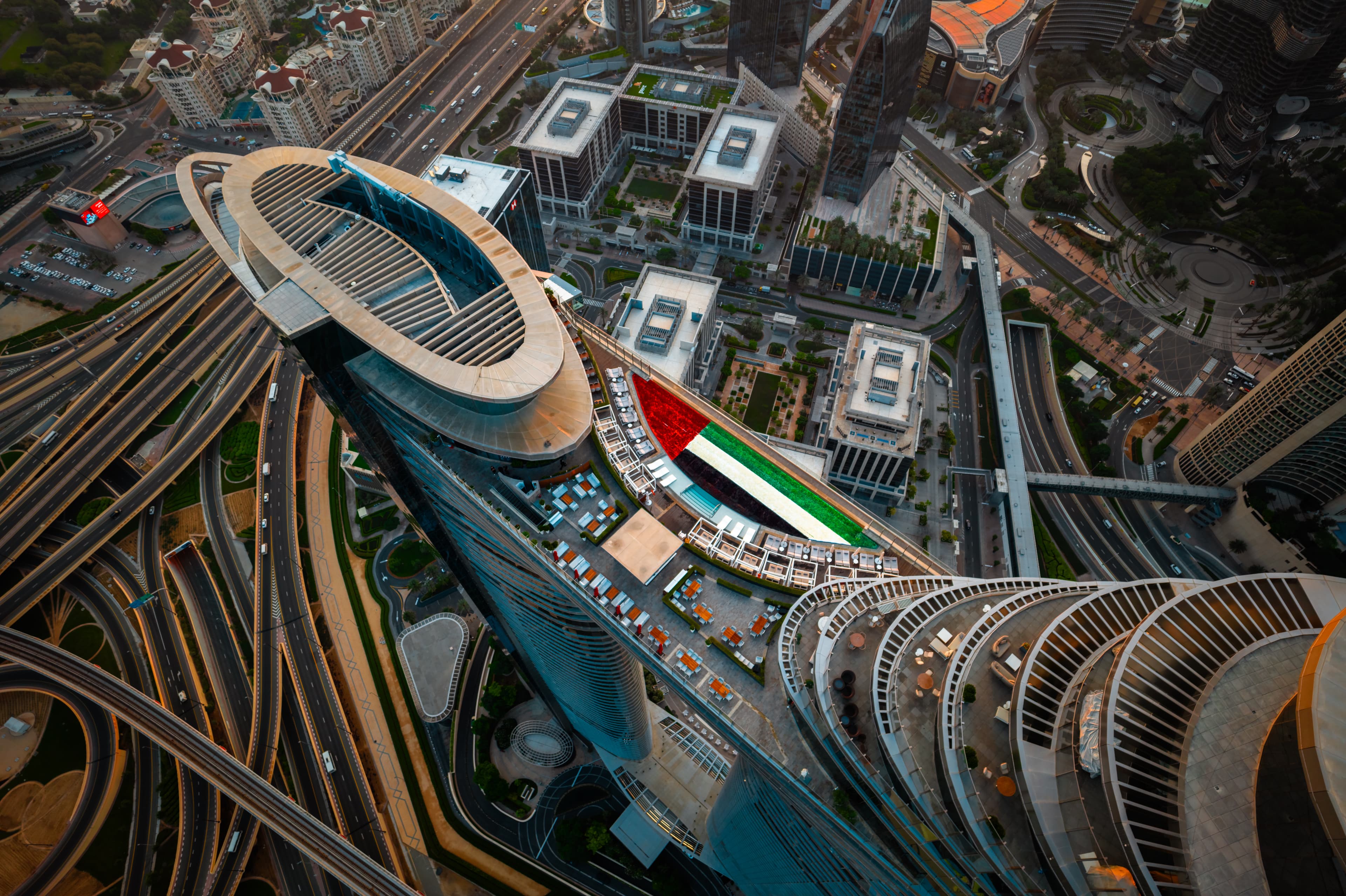 Address Sky View UAE Flag