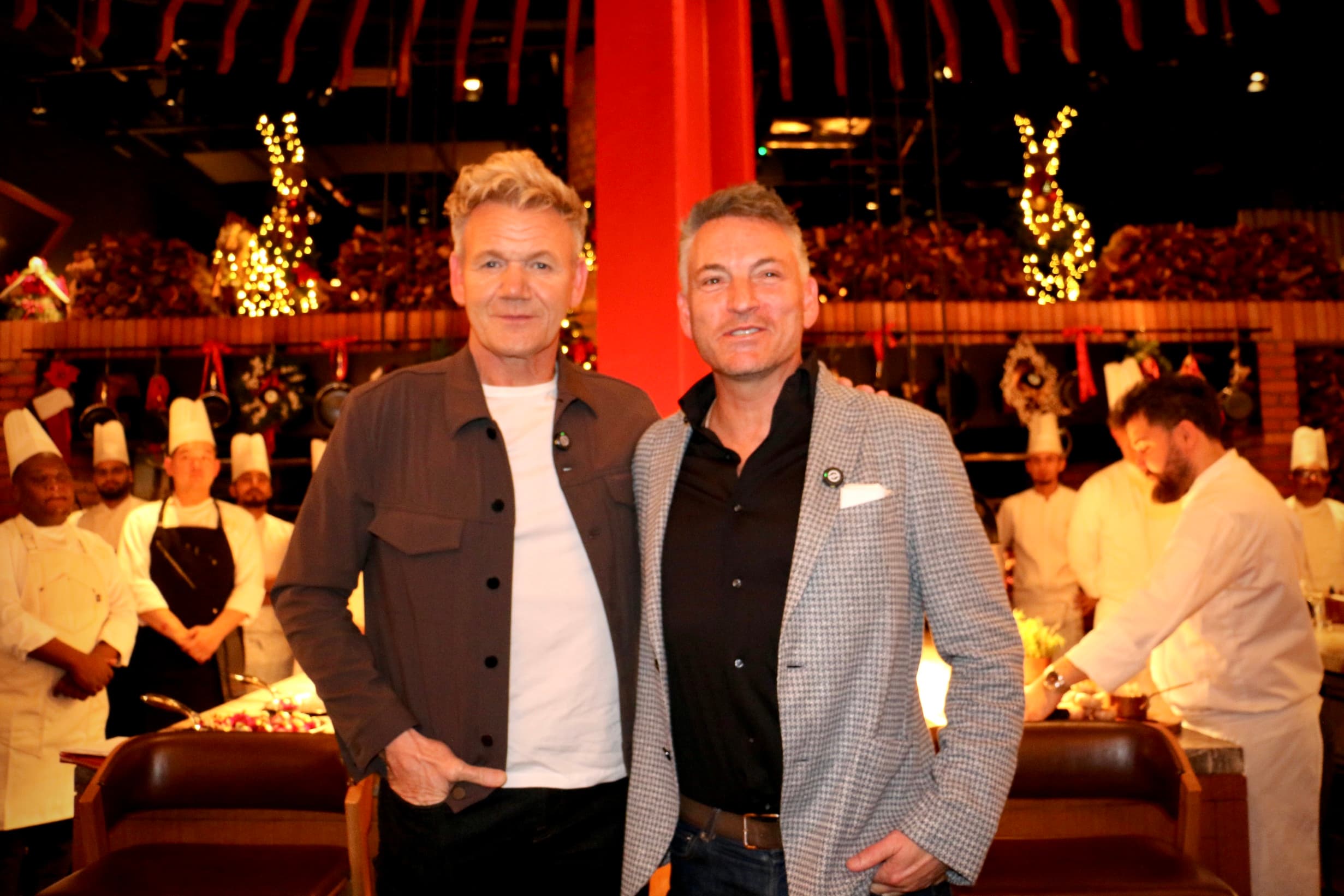 Gordon Ramsey at the HexClad UAE Launch